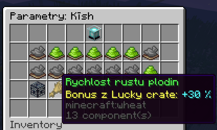Parametry města