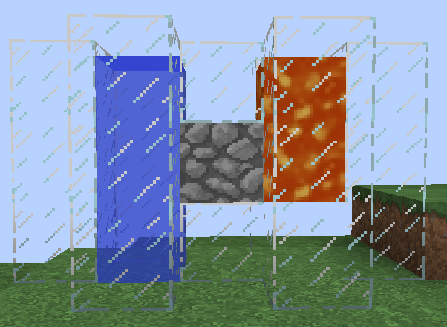 Základní cobble generátor z vody a lávy