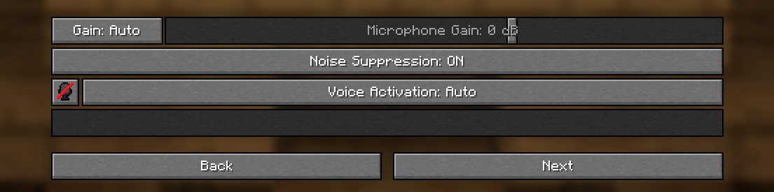 Dokončení nastavení voice chatu tlačítkem Finish Setup